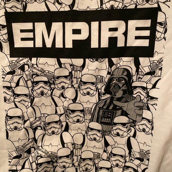 Boys Star Wars Empire Darth Vader Storm Troopers Short Sleeve Tee Gift New XL - Picture 4 of 4
